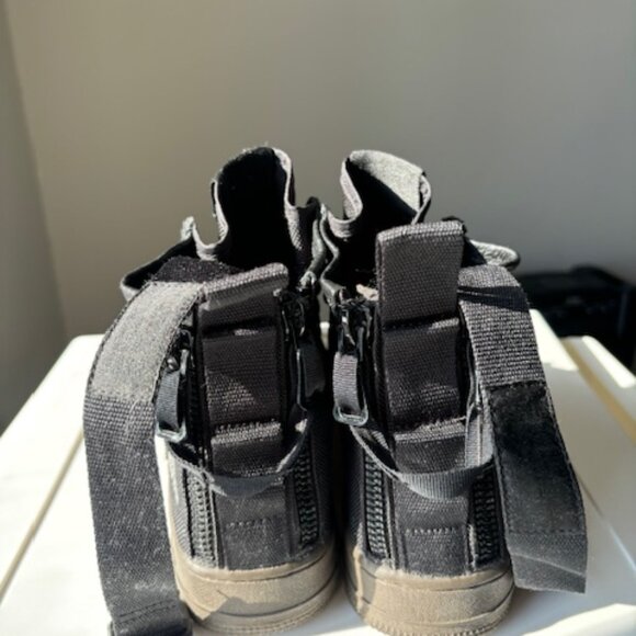 Nike SF Air Force 1 Mid Black Dark Hazel - Picture 4 of 5